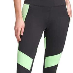 DKNY Sport Women's Colorblocked High-Waist Leggings (Spearmint